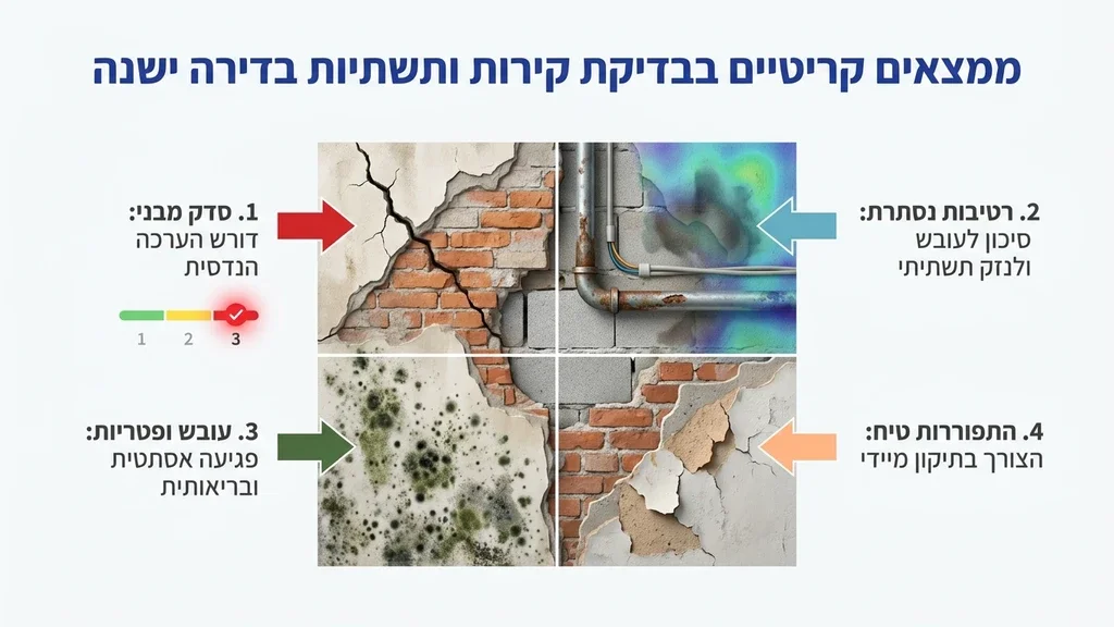 נוצר על ידי מודל בינה מלאכותית Gemini Pro מהנדס מבצע בדק בית לדירה יד שניה לאיתור ליקויים סמויים