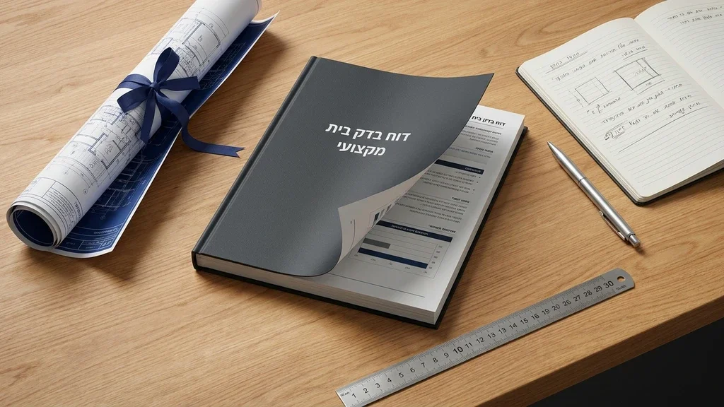 נוצר על ידי מודל בינה מלאכותית Gemini Pro חוות דעת מומחה הנדסית לאחר בדק בית לדירה