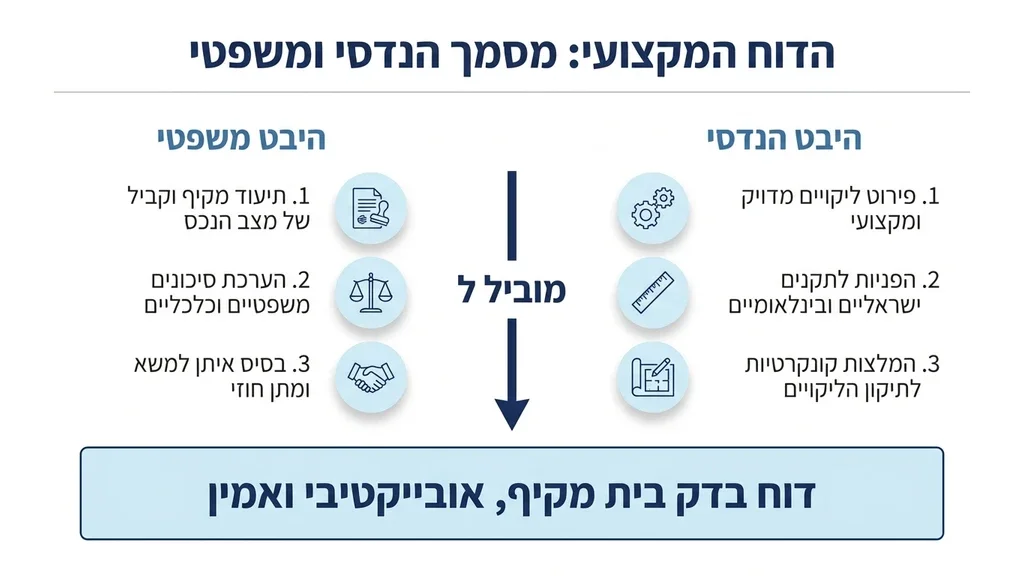 נוצר על ידי מודל בינה מלאכותית Gemini Pro דוח בדק בית הנדסי וקביל משפטית